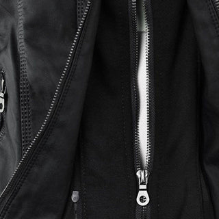 Élodie | Veste en similicuir