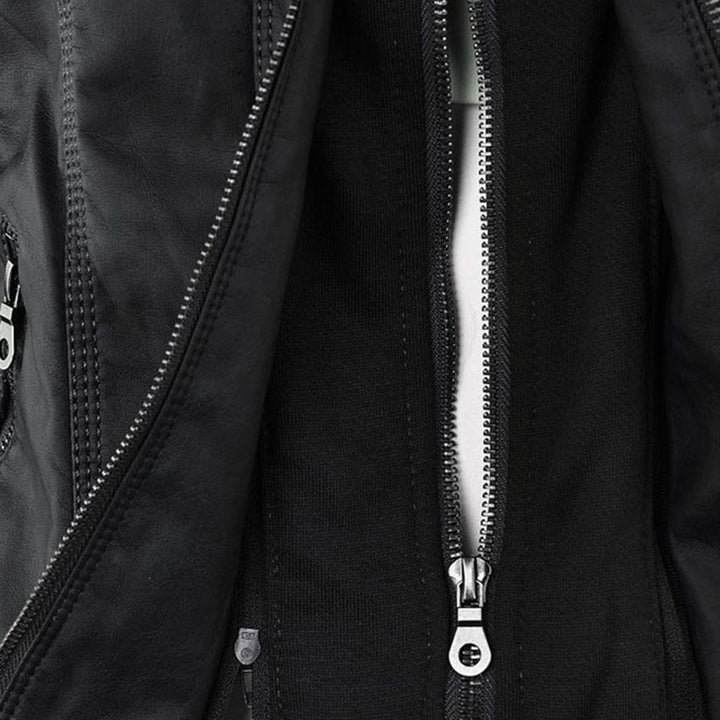Élodie | Veste en similicuir