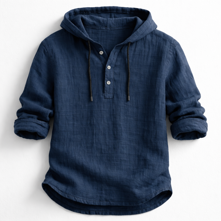Jérôme | Chemise à capuche en lin