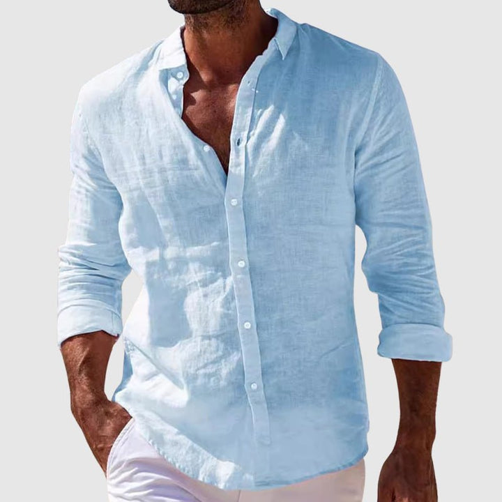 Christian | Chemise en lin côtière