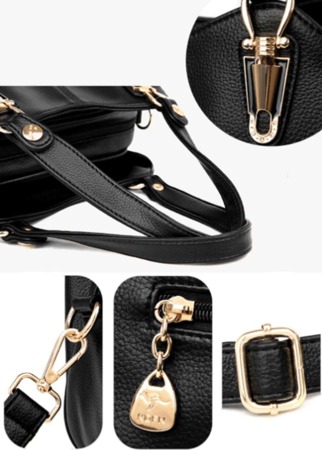 Adèle Paris | Sac à main en cuir véritable