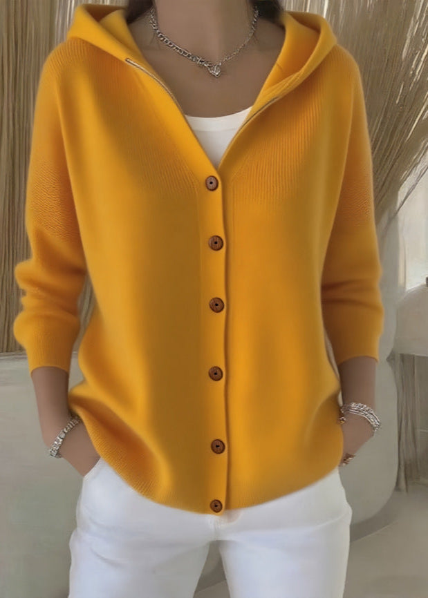Monique | Cardigan élégant à capuche