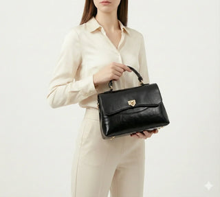 Charlotte Marais | Sac à main en cuir véritable