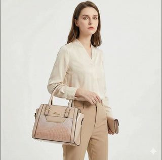 Agathe Paris | Ensemble sac et portefeuille en cuir