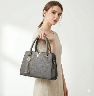 Capucine Rivoli | Sac à main en cuir véritable