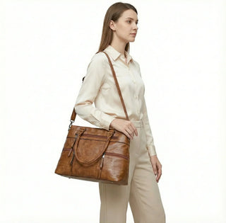 Fleur Marais | Sac à main en cuir véritable