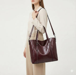 Émilie Paris | Sac à main en cuir véritable
