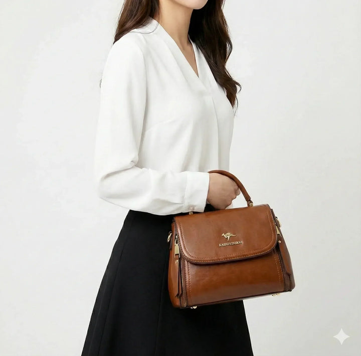 Camille Rivoli | Sac à main en cuir véritable