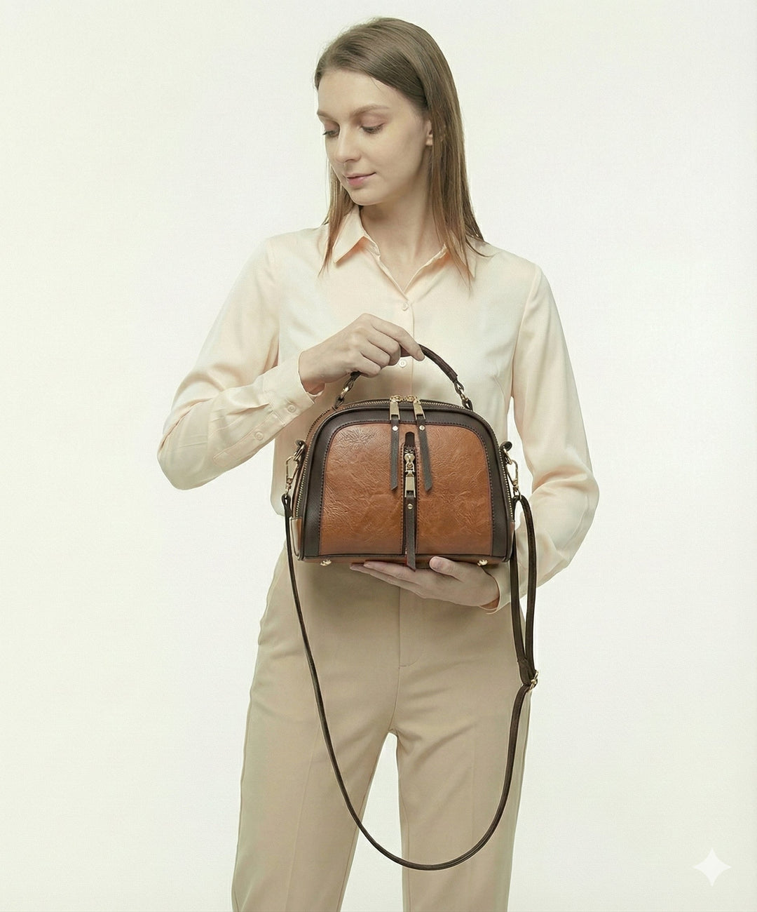 Inès Marais | Sac à main en cuir véritable