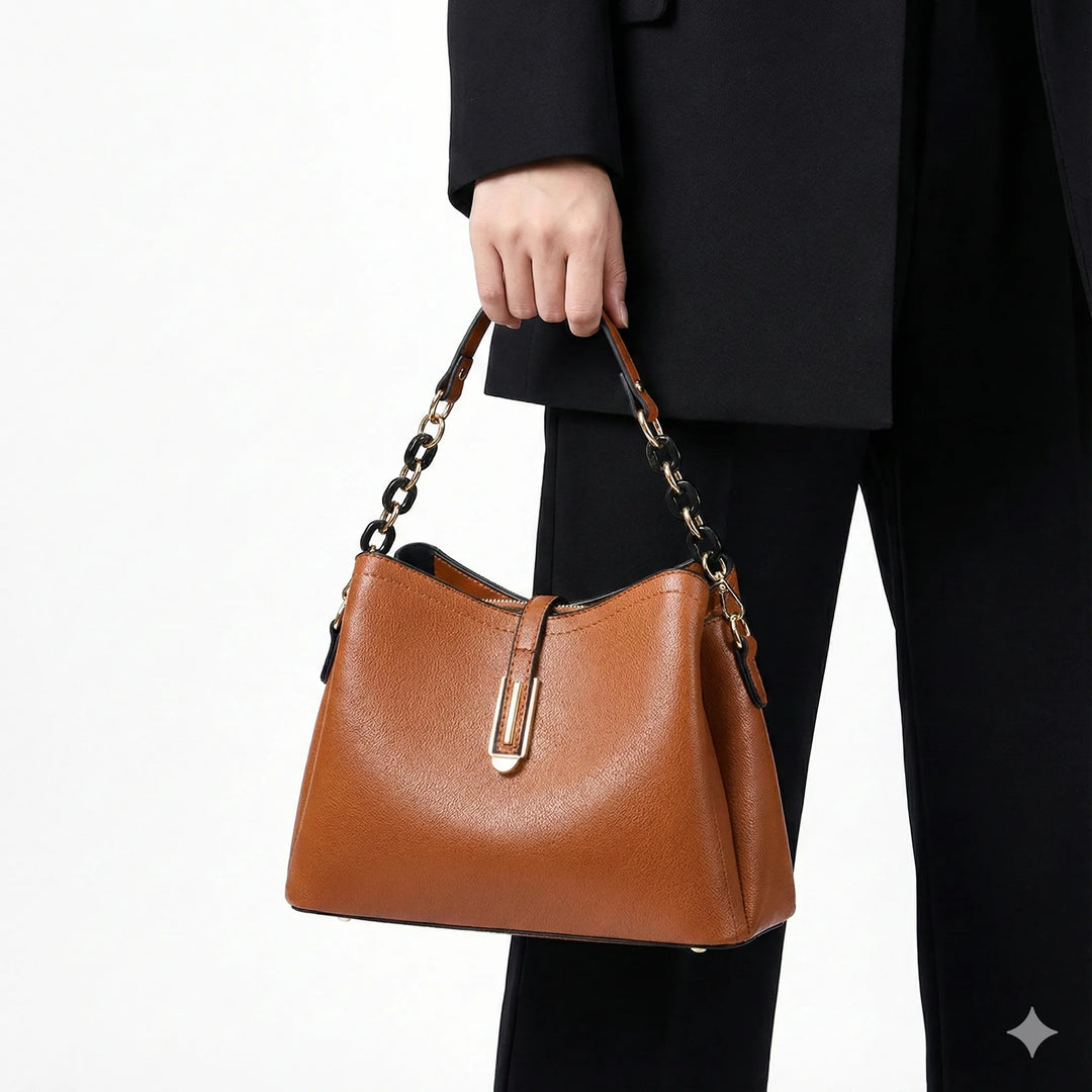 Charlotte Paris | Sac à main en cuir véritable