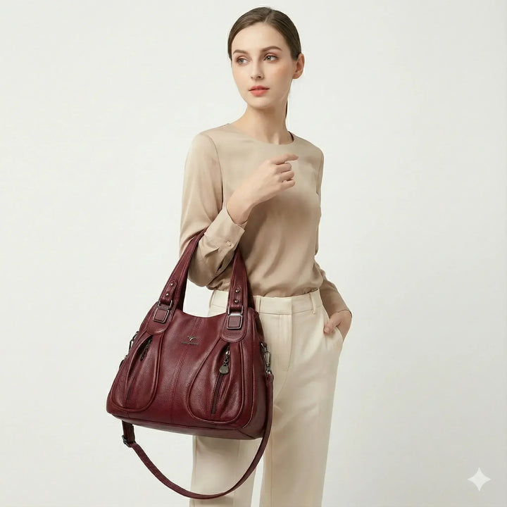 Hélène Rivoli | Sac à main en cuir véritable