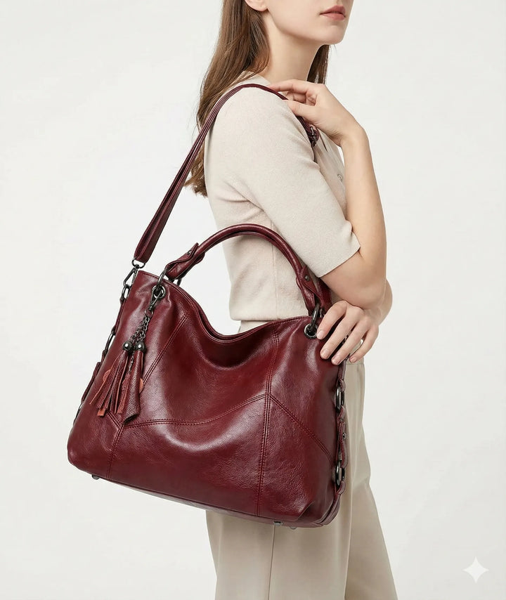 Delphine Rivoli | Sac à main en cuir véritable