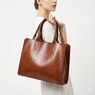 Angélique Rivoli | Sac porté épaule en cuir véritable