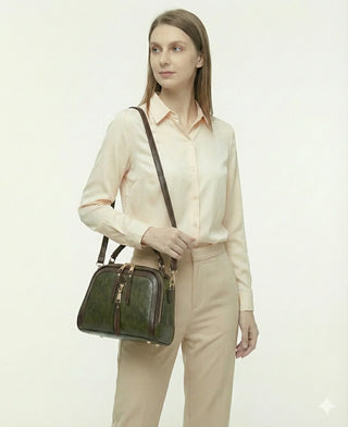 Inès Marais | Sac à main en cuir véritable