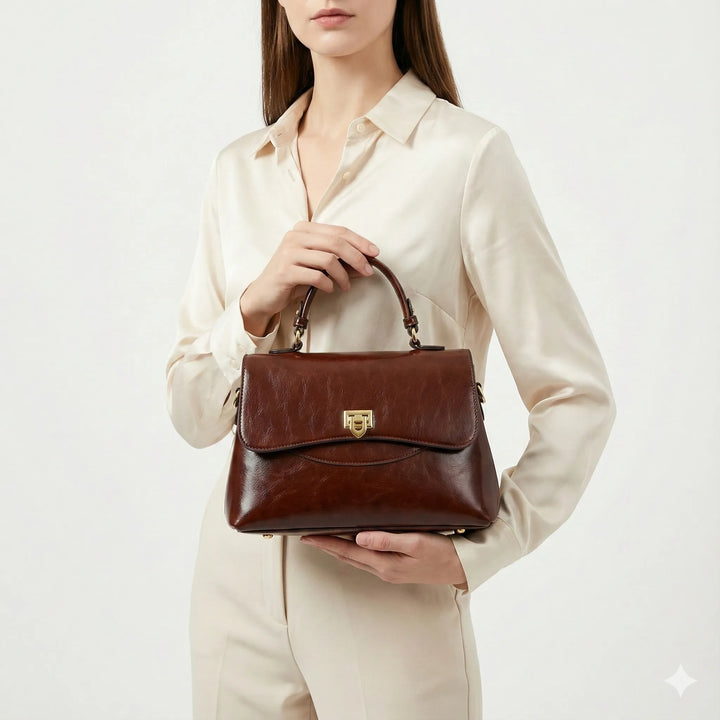 Charlotte Marais | Sac à main en cuir véritable