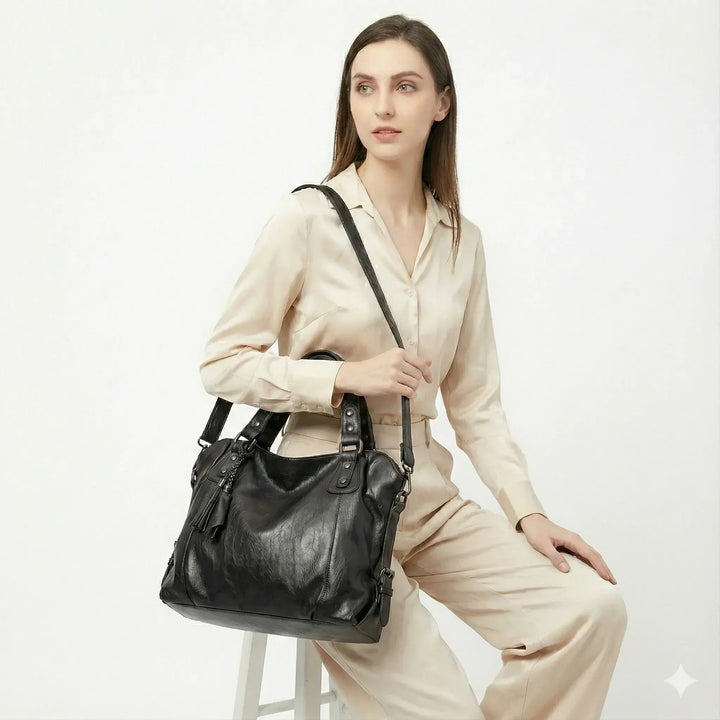 Élodie Rivoli | Sac à main en cuir véritable