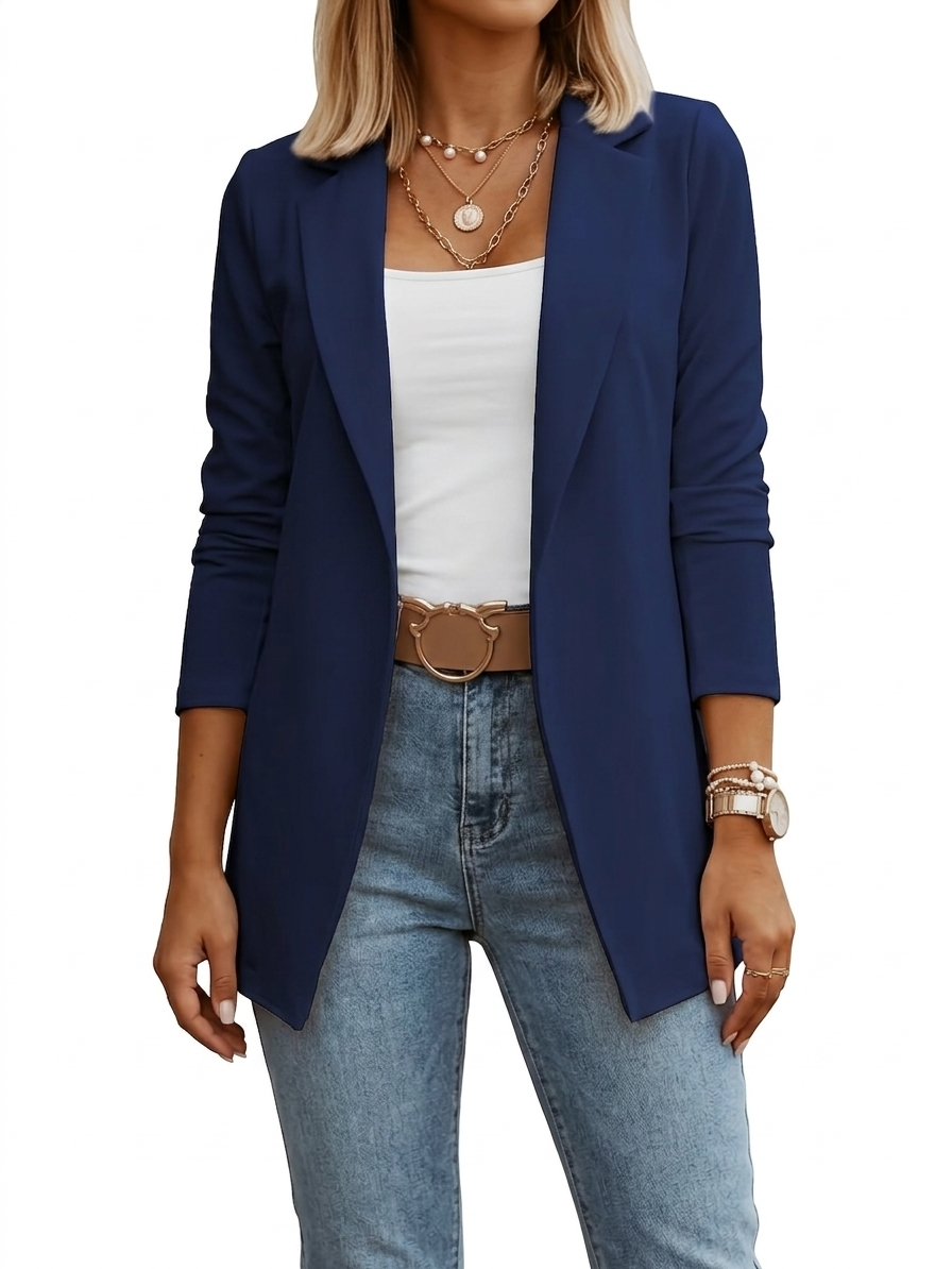 Amélie | Blazer drapé élégant