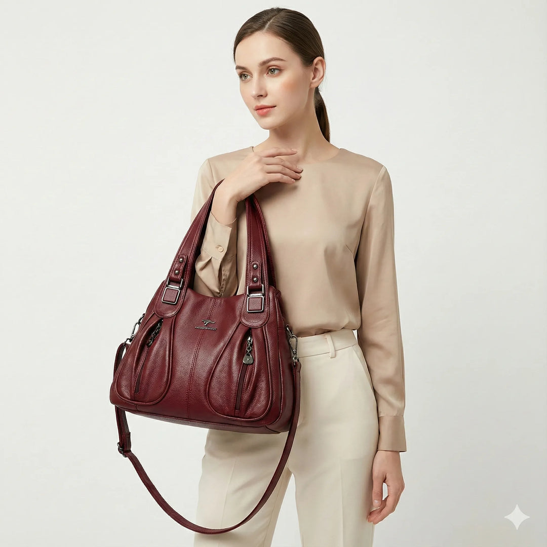 Hélène Rivoli | Sac à main en cuir véritable