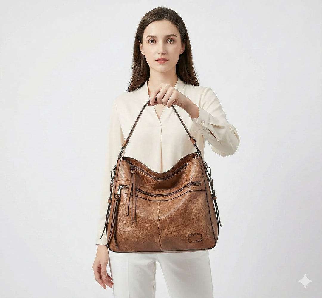 Estelle Rivoli | Sac à main en cuir véritable