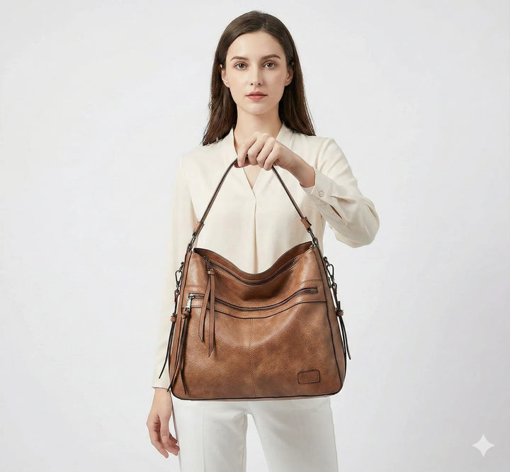 Estelle Rivoli | Sac à main en cuir véritable