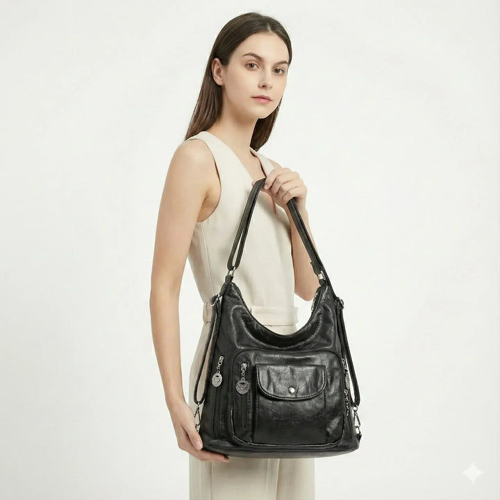 Céleste Paris | Sac à dos en cuir véritable