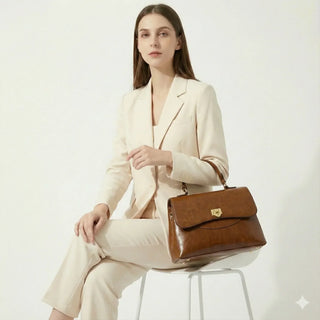 Charlotte Marais | Sac à main en cuir véritable
