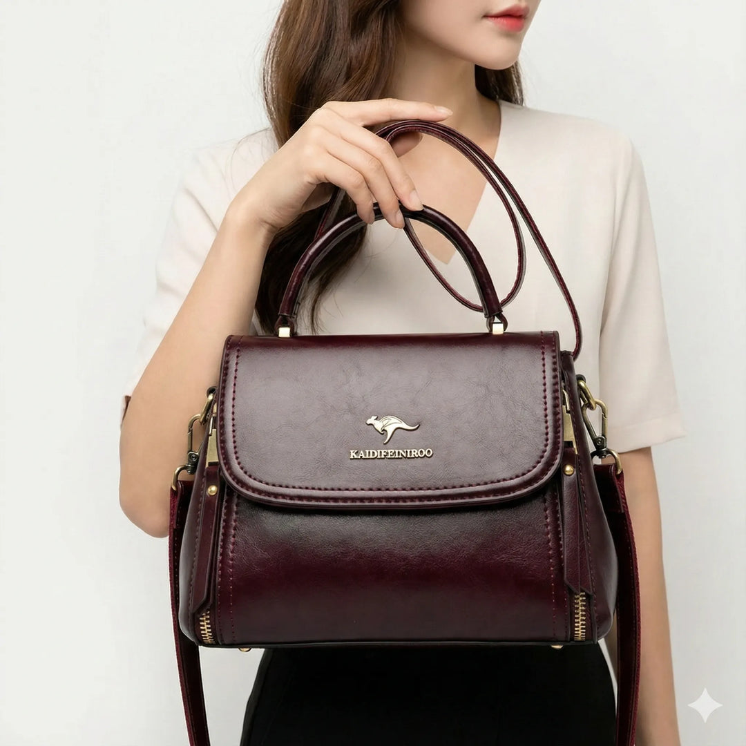 Camille Rivoli | Sac à main en cuir véritable