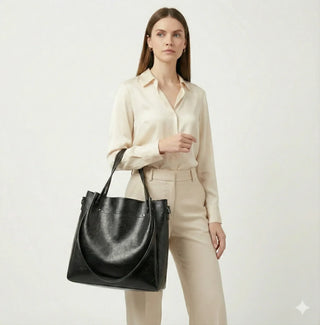 Gabrielle Élysée | Sac à main en cuir véritable