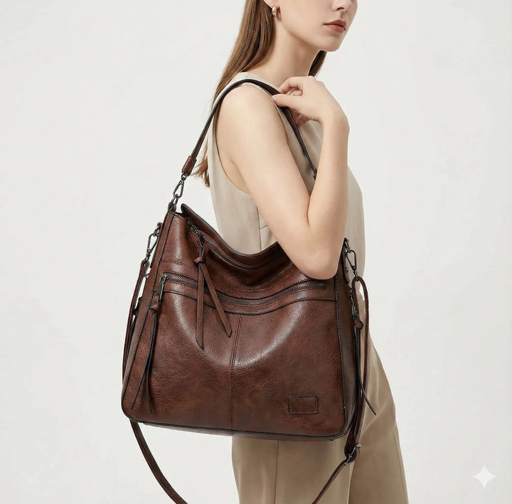 Estelle Rivoli | Sac à main en cuir véritable