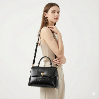 Charlotte Marais | Sac à main en cuir véritable