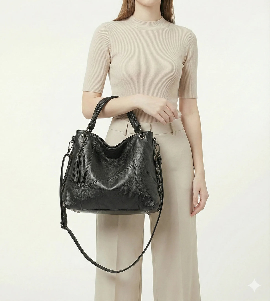 Delphine Rivoli | Sac à main en cuir véritable