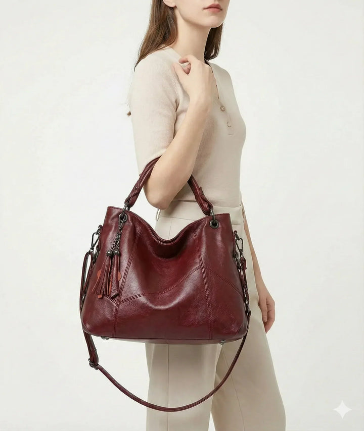 Delphine Rivoli | Sac à main en cuir véritable