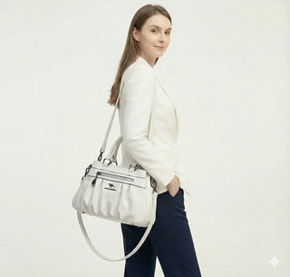 Fleur Rivoli | Sac à main en cuir véritable