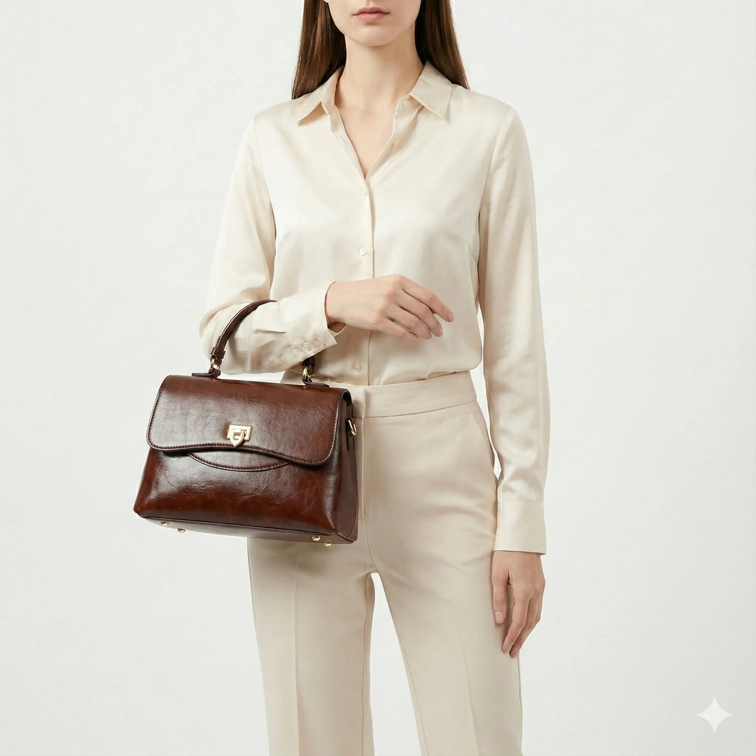 Charlotte Marais | Sac à main en cuir véritable