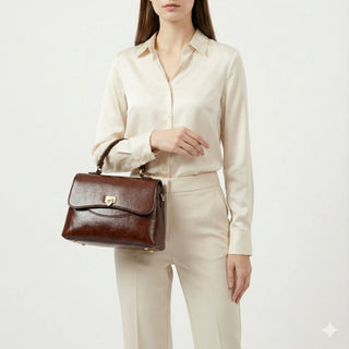 Charlotte Marais | Sac à main en cuir véritable