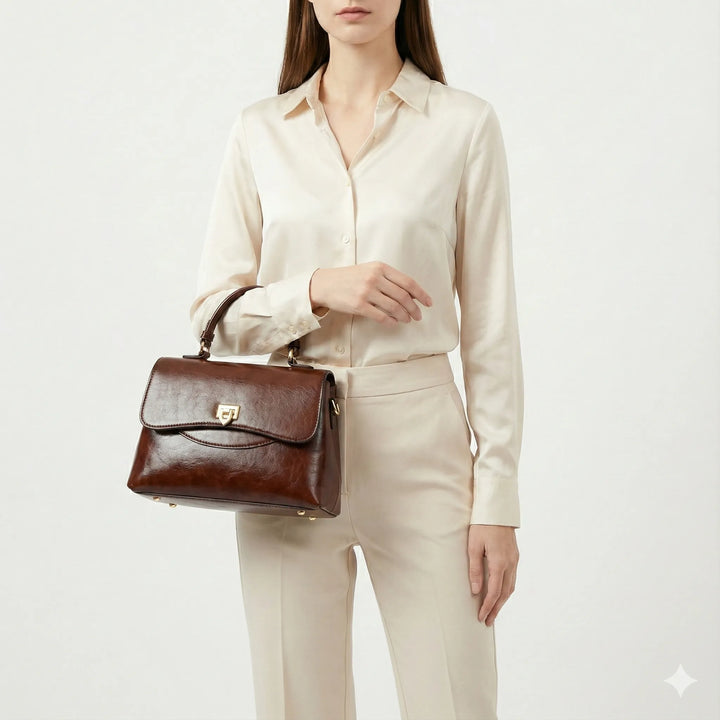 Charlotte Marais | Sac à main en cuir véritable
