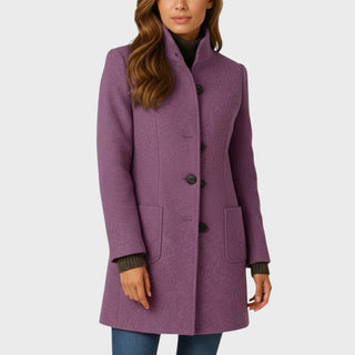 Élodie | Manteau élégant à col montant