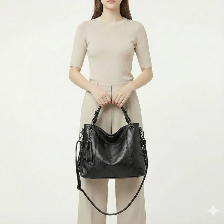 Delphine Rivoli | Sac à main en cuir véritable