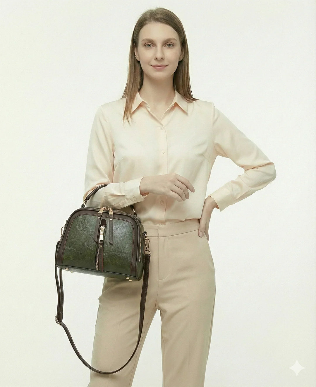 Inès Marais | Sac à main en cuir véritable