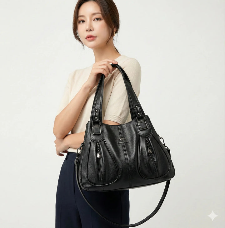 Hélène Rivoli | Sac à main en cuir véritable
