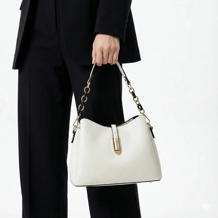 Charlotte Paris | Sac à main en cuir véritable