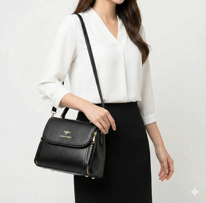 Camille Rivoli | Sac à main en cuir véritable