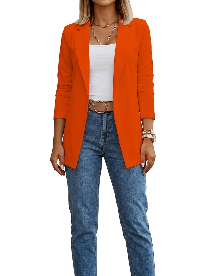 Amélie | Blazer drapé élégant
