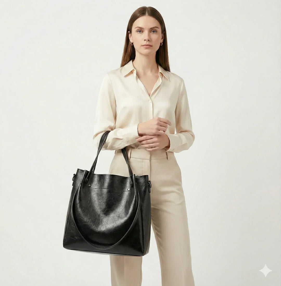 Gabrielle Élysée | Sac à main en cuir véritable