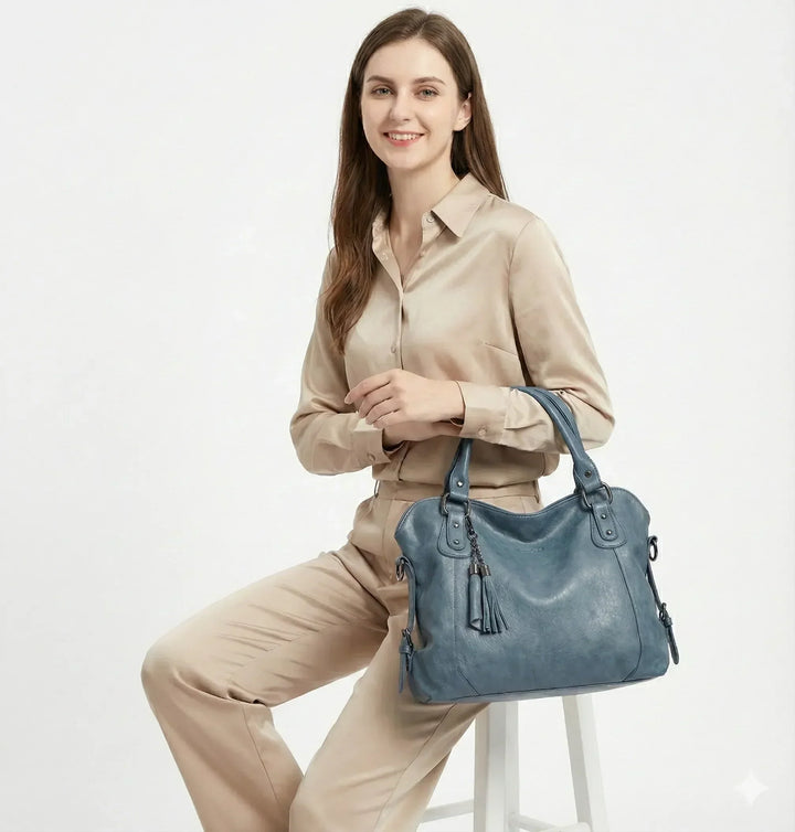 Élodie Rivoli | Sac à main en cuir véritable