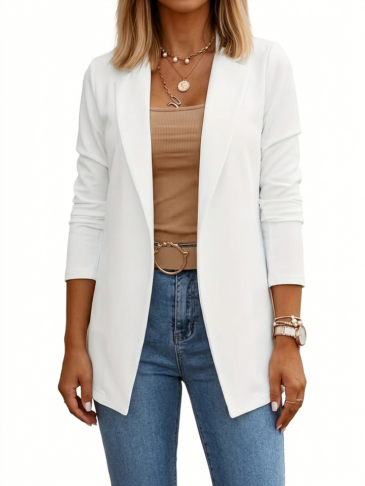 Amélie | Blazer drapé élégant