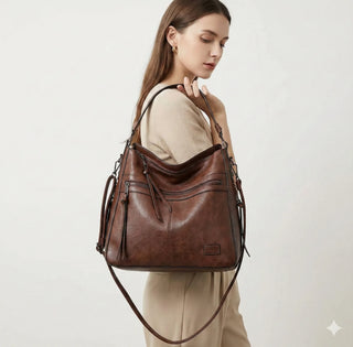 Estelle Rivoli | Sac à main en cuir véritable