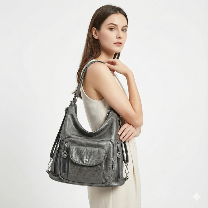 Céleste Paris | Sac à dos en cuir véritable
