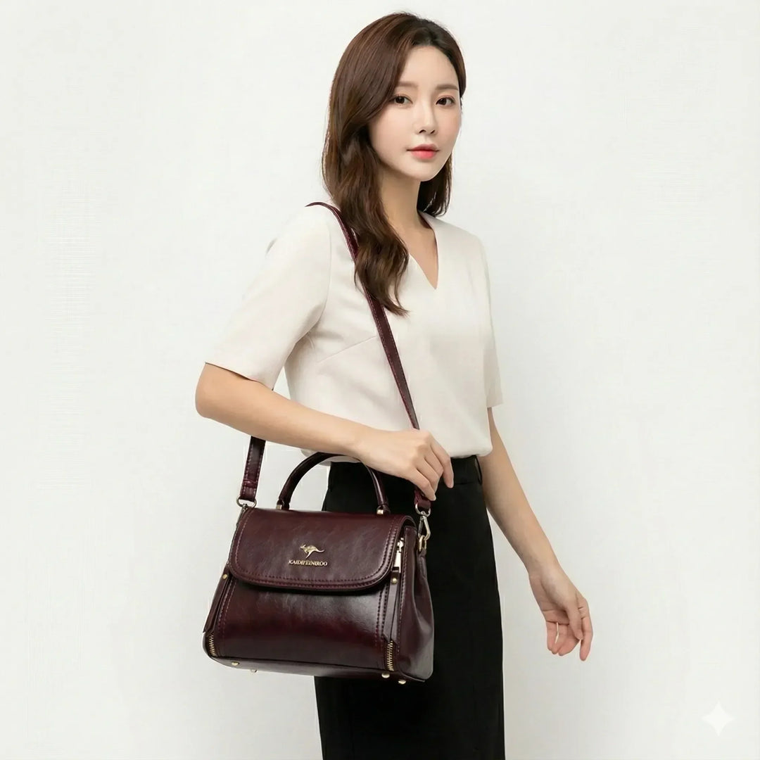 Camille Rivoli | Sac à main en cuir véritable