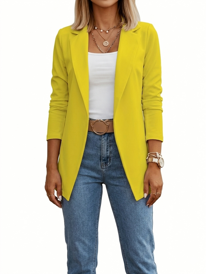 Amélie | Blazer drapé élégant
